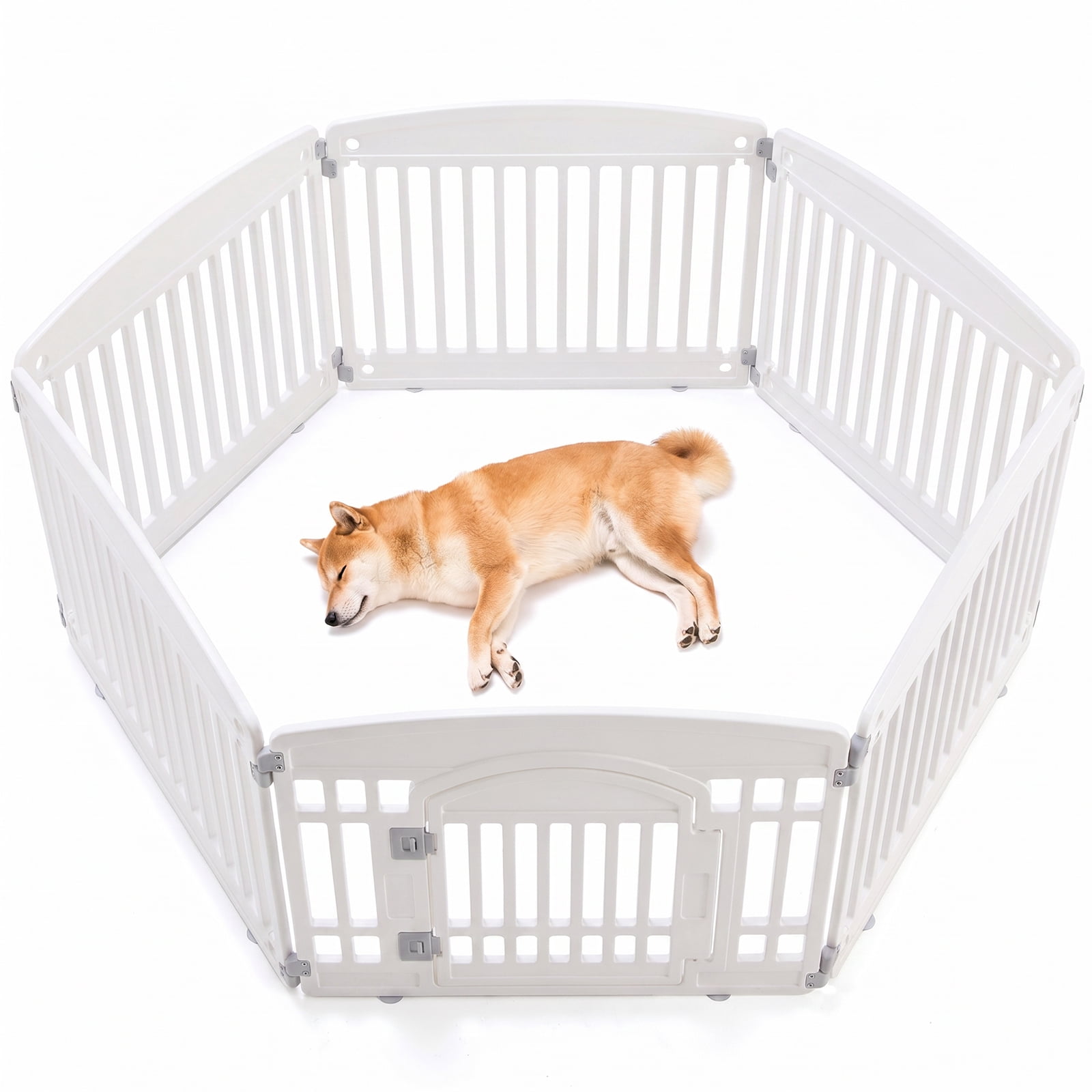 Alvantor Portable Foldable Dog Playpen for Indoor and Outdoor Use - Safe, Easy to Clean, Ideal for Small Medium Dogs