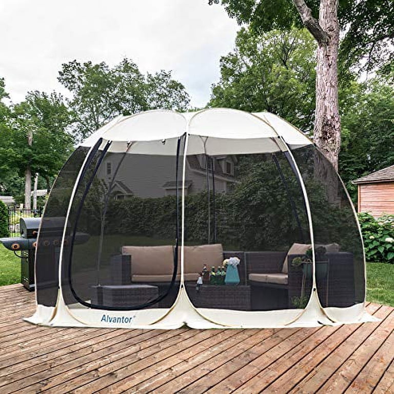 Maple Root Pop-Up Screen House – Moskitozelt Für 6 Personen, Himmelblau, Für Garten & Camping