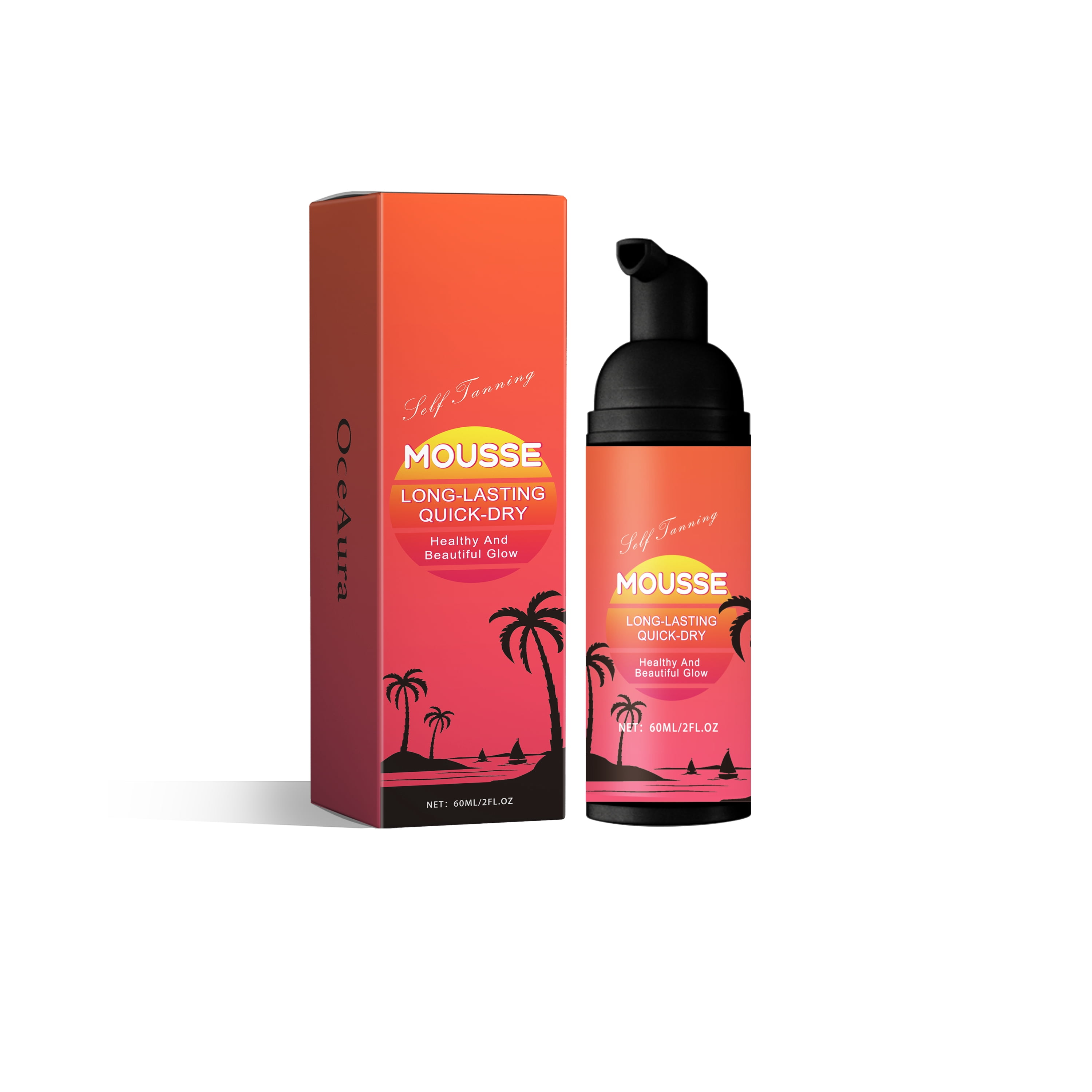Alvantor Self Tanner Mousse, Sunless Tanning Mousse, Wheat Classic Bronzing 2fl.oz