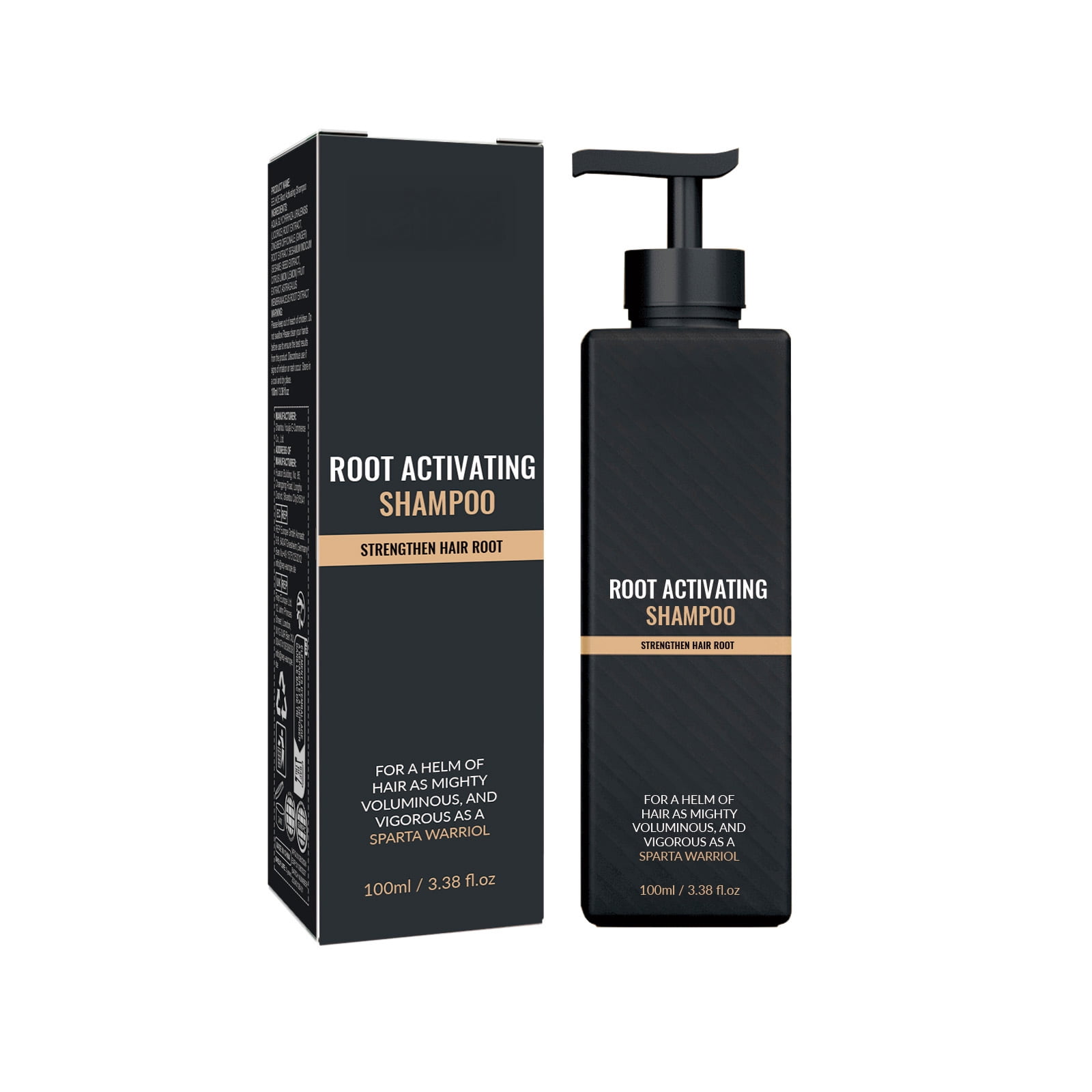 Alvantor Shampoo for Thinning Hair Volumizing Repair Strong Dense Fluffy All Hair Types, 3.38fl.oz