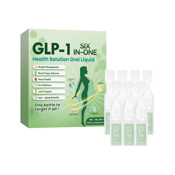 Alvantor GLP-1 Six-in-One Herbal Oral Liquid Digestive Support & Body Care Drops for Women and Men