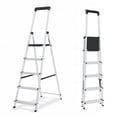 thumbnail image 1 of Alvantor Step Ladder,5-Step Folding Ladder,Heavy Duty 330 lbs Capacity, Anti-Slip Wide Steps & Handrail, Lightweight Aluminum Step Stool with Tool Tray, 1 of 7