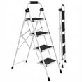 thumbnail image 1 of Alvantor Step Ladder,Ultra-Thin Folding Step Stools 330 lbs Capacity, 2-Inch Thin for Storage, Anti-Slip Pedals & Handrails, Sturdy Steel for Home, 1 of 7