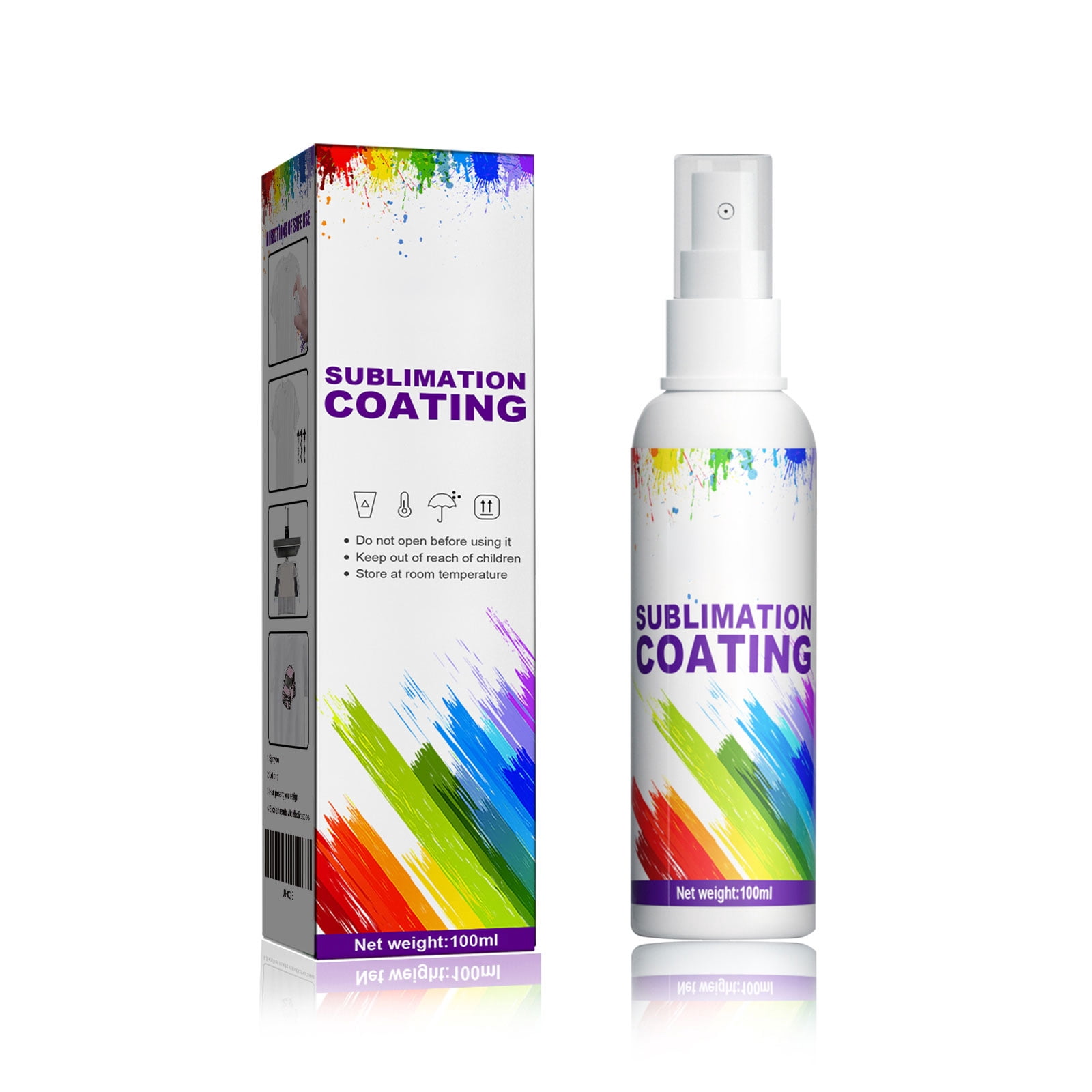 Alvantor Sublimation Spray for Cotton and Polyester T-Shirts with Quick Dry and Superior Fabric Adhesion, 3.38 fl. oz