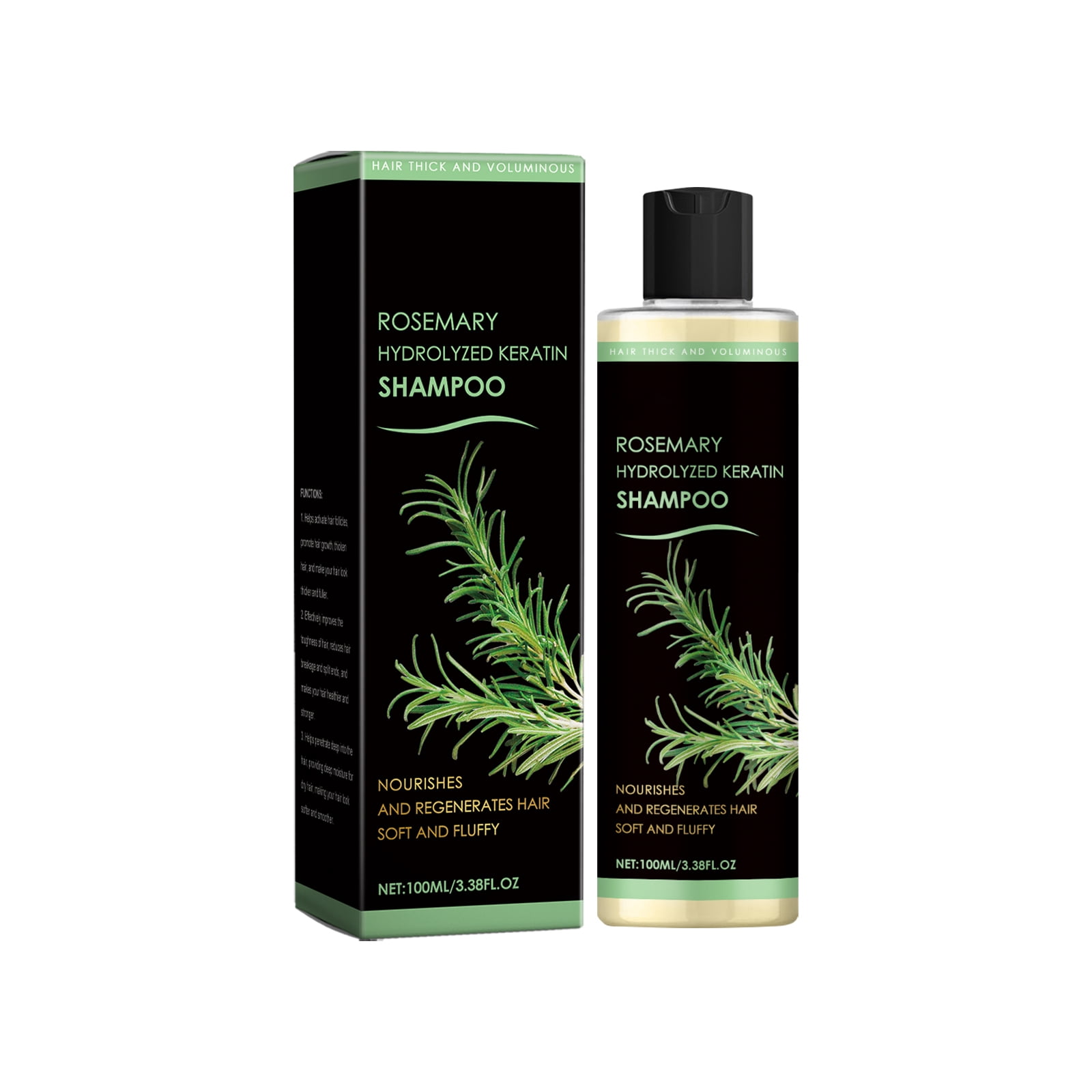 Alvantor Thickening Shampoo, Moisturizing Fluffy Refreshing Shampoo, 3.38fl.oz