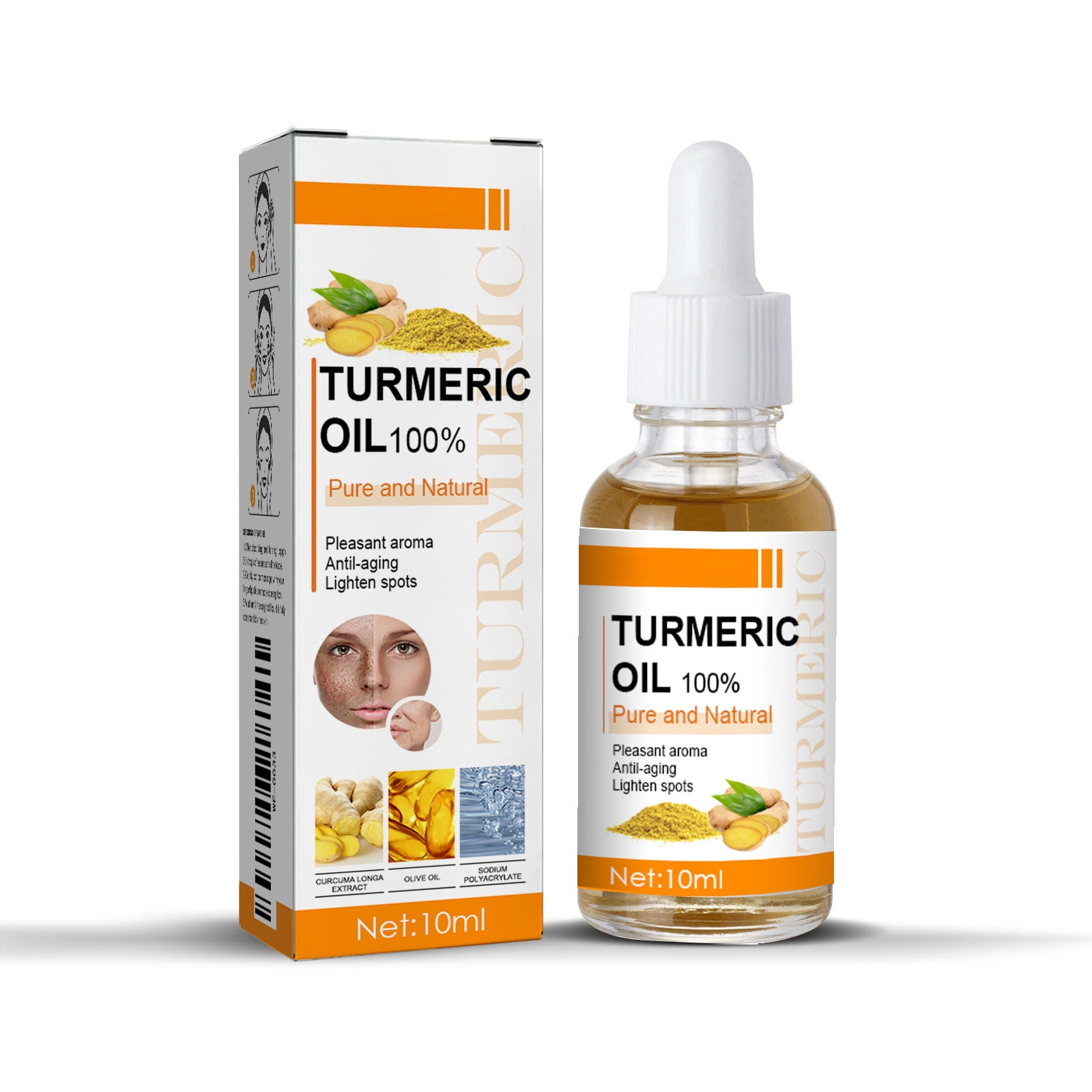 Alvantor Turmeric Dark Spot Corrector Firming Anti Aging Face Serum, 0.34 fl. oz