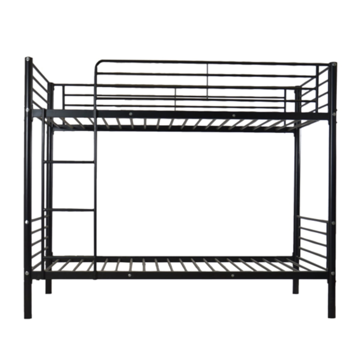 Alvantor Heavy Duty Twin Metal Bunk Bed with Safety Guard Rails & Ladder for Kids, Teens, Adults