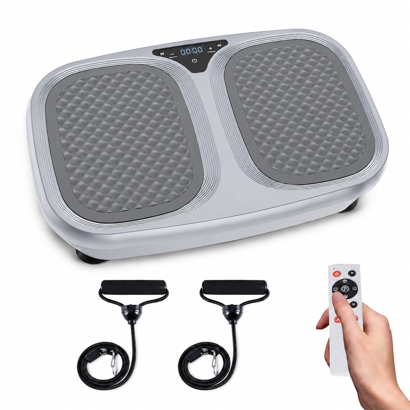 Alvantor Vibration Plate Exercise Machine, Vibrating Fitness Platform for Lymphatic Drainage, Full Body Shaker Workout Equipment, 120 Speeds & 9 Modes, Weight Loss Gifts for Women Men