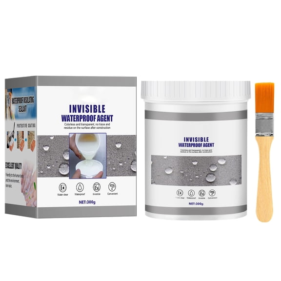 Alvantor Waterproof Sealant For Bathroom and Kitchen Exterior Walls, Invisible Waterproof Agent for Cracks and Leaks, 10.5oz