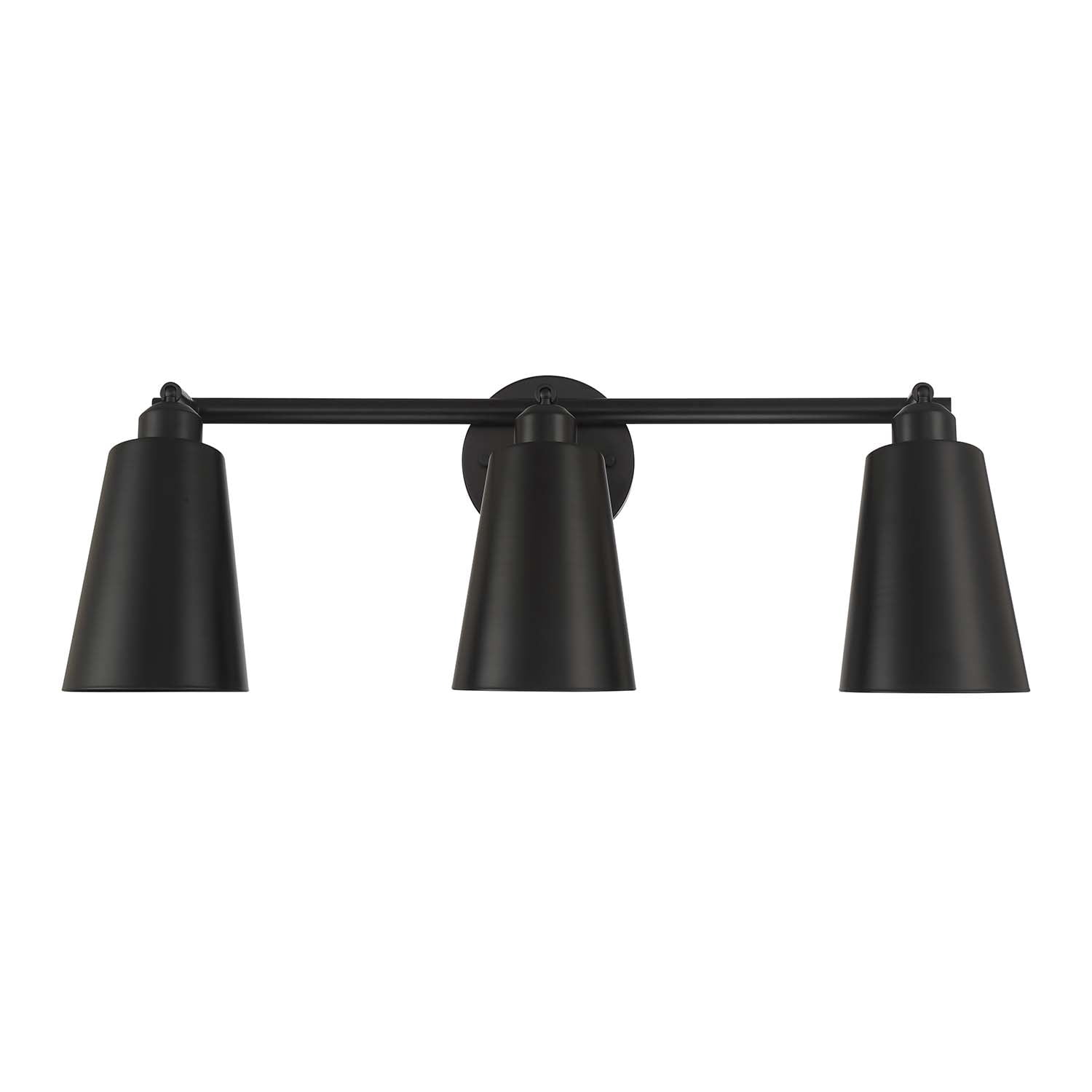 Alvar - 3-Light Vanity Light - Matte Black