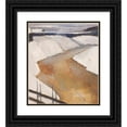 thumbnail image 1 of Alvar Cawén 15x17 Black Ornate Wood Framed Double Matted Museum Art Print Titled - Yellow River (1920), 1 of 5