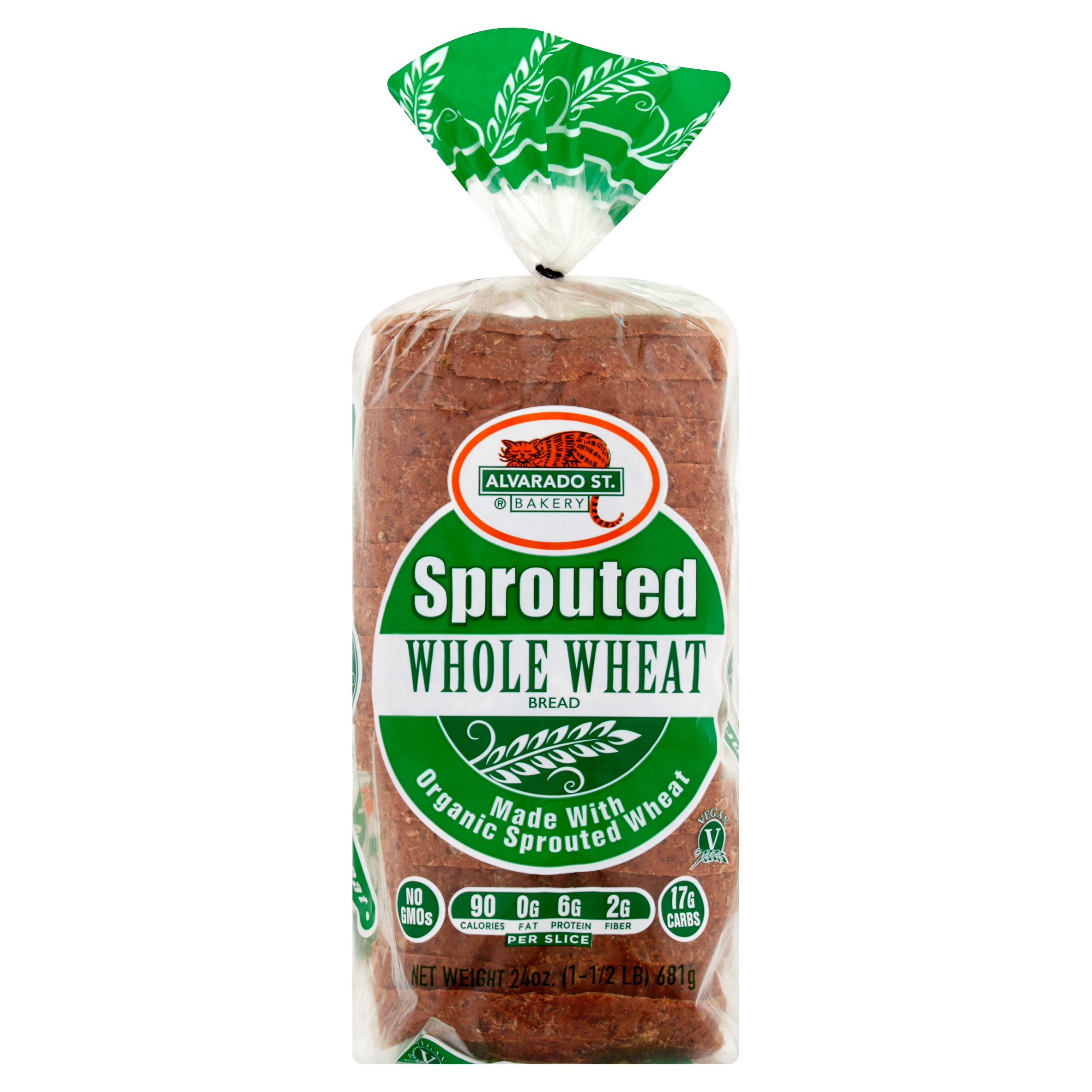 Alvarado Street Bakery Organic Sprouted Whole Wheat Bread, 24 Oz - image 1 of 2
