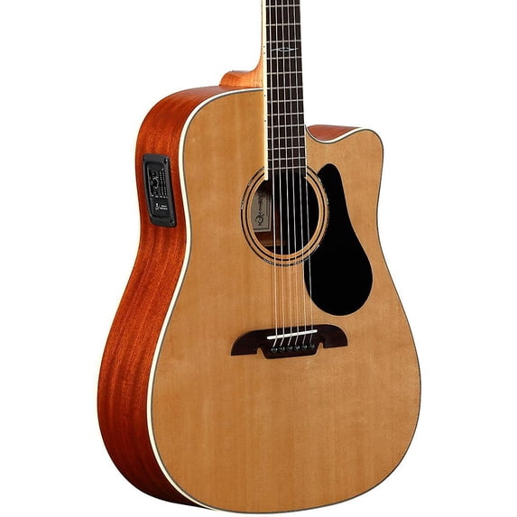 Alvarez Artist Series AD60CE Dreadnought Acoustic-Electric Guitar Natural