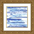 thumbnail image 1 of Alvarez, Cynthia 12x12 Gold Ornate Wood Framed with Double Matting Museum Art Print Titled - Blue Haze 1, 1 of 4