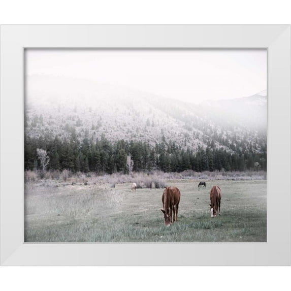 Alvarez, Cynthia 14x12 White Modern Wood Framed Museum Art Print Titled - Grazing
