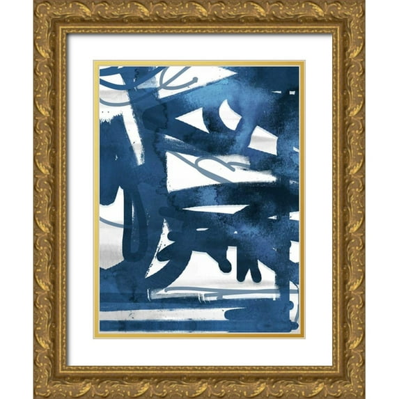 Alvarez, Cynthia 19x24 Gold Ornate Wood Framed with Double Matting Museum Art Print Titled - Indigo Graff 2