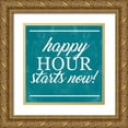 thumbnail image 1 of Alvarez, Cynthia 20x20 Gold Ornate Wood Framed with Double Matting Museum Art Print Titled - Happy Hour Begins, 1 of 4