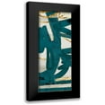 thumbnail image 1 of Alvarez, Cynthia 9x18 Black Modern Framed Museum Art Print Titled - Teal and Flare C, 1 of 5