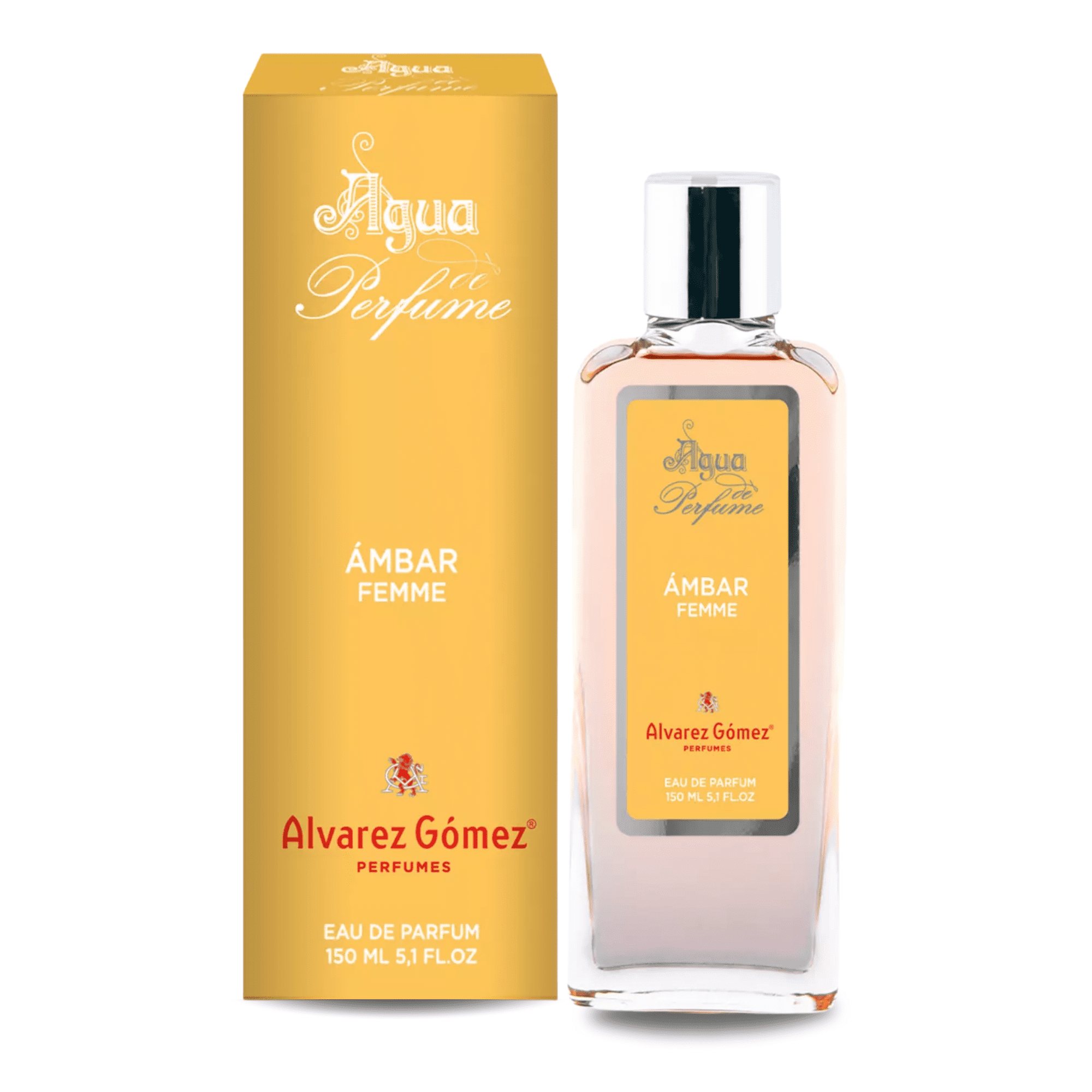 Alvarez Gomez Ambar Femme Eau de Parfum Elegant Scent, 5.1 fl oz