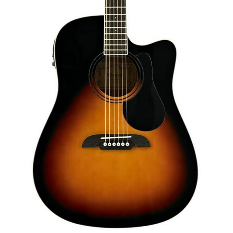Alvarez Regent Series Dreadnought Cutaway Acoustic Electric Guitar Sunburst
