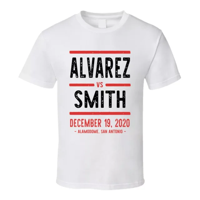 Alvarez Vs Smith December 19 2020 Alamodome San Antonio Boxing T Shirt