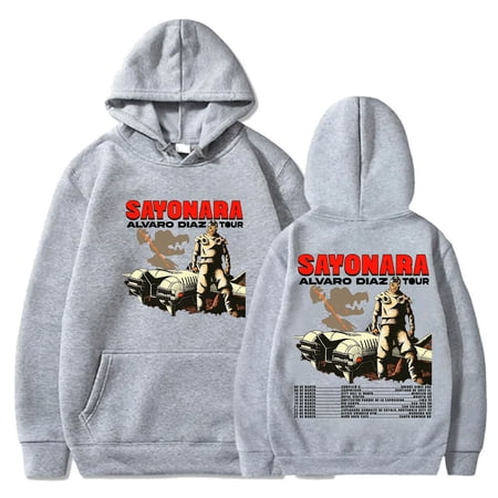 Alvaro Diaz 2025 Sayonara Tour Dates Hoodies Cosplay Unisex HipHop Long Sleeve Sweatshirts Pullovers