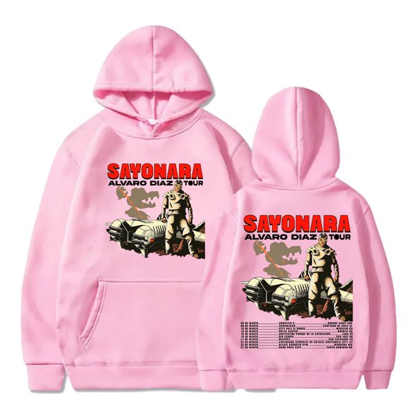 Alvaro Diaz 2025 Sayonara Tour Dates Hoodies Cosplay Unisex HipHop Long Sleeve Sweatshirts Pullovers