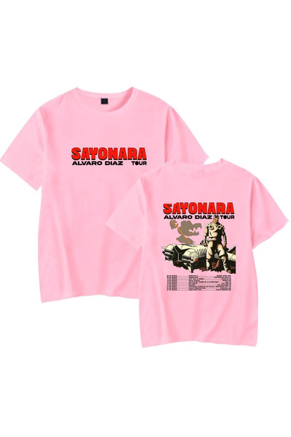 Alvaro Diaz Sayonara Tour T-Shirt Merch Women/Men Unisex Summer Short Sleeve Tshirt Fashion Streetwear Top