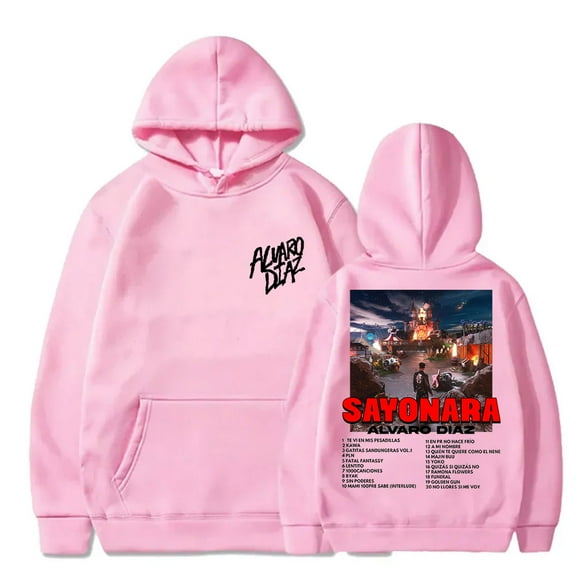 Alvaro Diaz Tracklist Hoodies 2025 Sayonara Tour Merch Unisex Long Sleeve Sweatshirts Pullovers