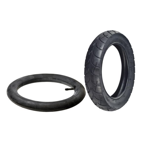 AlveyTech 12-1/2"x2-1/4" Scooter Tire & Tube Kit (Single with HD Tube) - Replacement for Razor Pocket Mod, Sport Mod, Folding Scooters, Mini Bike, Gas, Electric Power Pit Bikes Pneumatic Tires/Tubes
