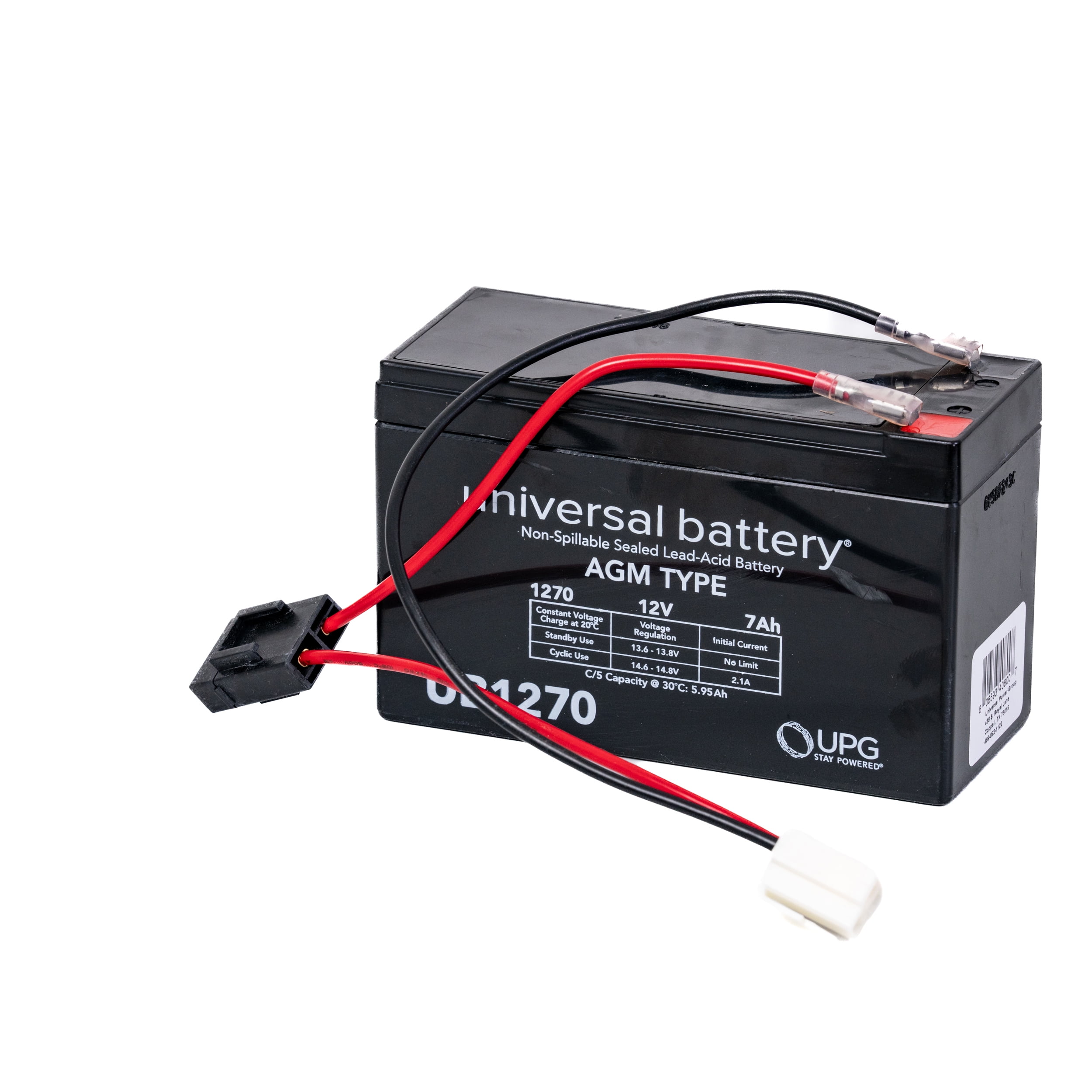 AlveyTech 12 Volt 7 Ah Replacement Battery Pack for Razor Power Core E90 E95 Scooter with Harness