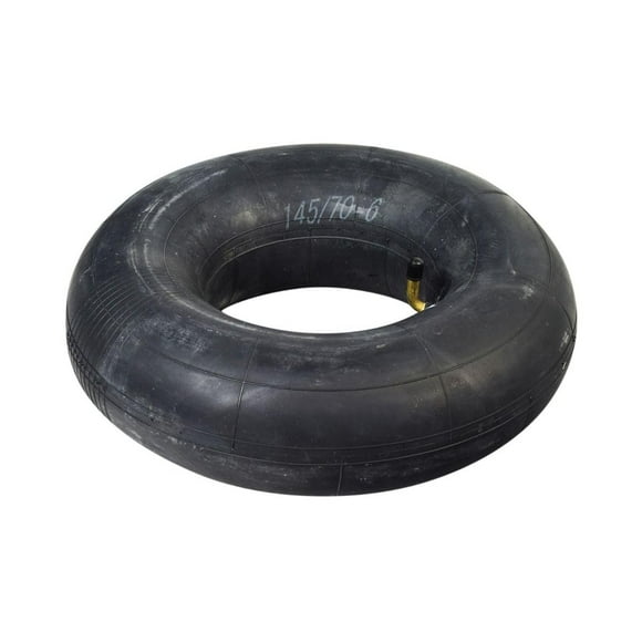 AlveyTech 145/70-6 Black Inner Tube for Go-Karts & Mini Dirt Bikes (Set of 2) - Replacement Bike Accessory for Baja, Mega Moto, and TaoTao, Durable Rubber Tubes, 90 Degree Angled Schrader Valve Stem