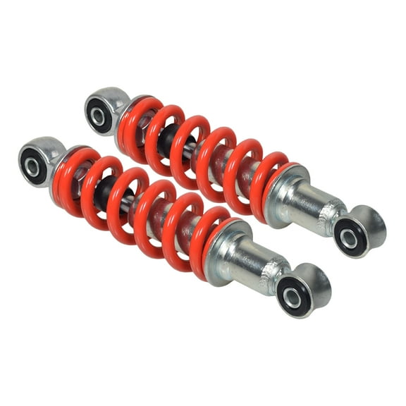 AlveyTech 195mm Adjustable Shock Absorber with 8mm Eye ID, Part for Go-Karts & Mini Bikes (Set of 2)
