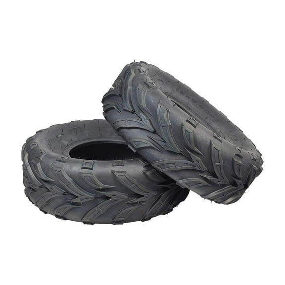 AlveyTech 19x7.00-8 Off-Road Mini Bike Tires (Set of 2) (QD116 V-Tread)
