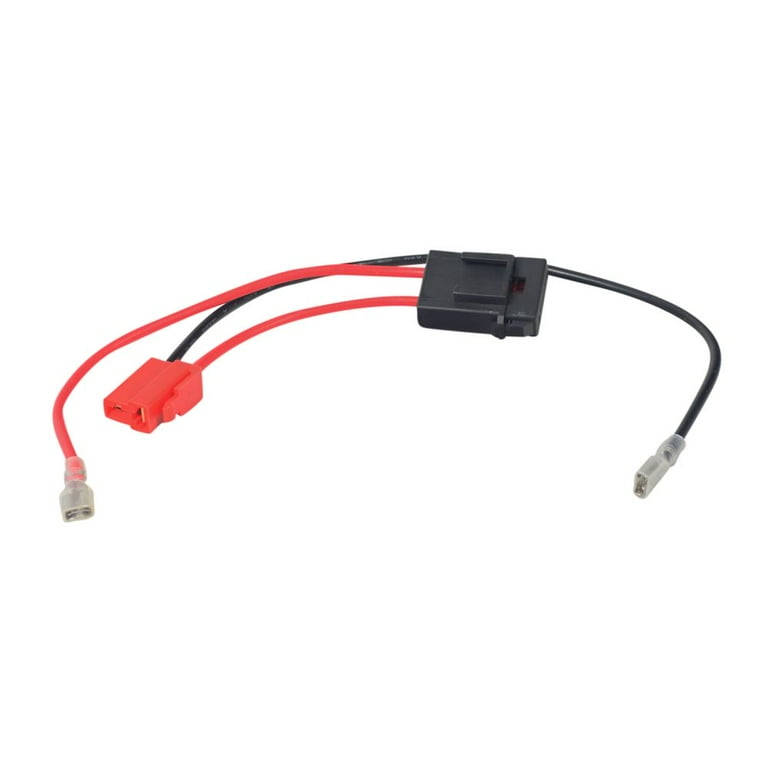 AlveyTech 2 Pin Wiring Harness with Fuse for Kid Trax 6 Volt Batteries Replacement Ride On Toy Part