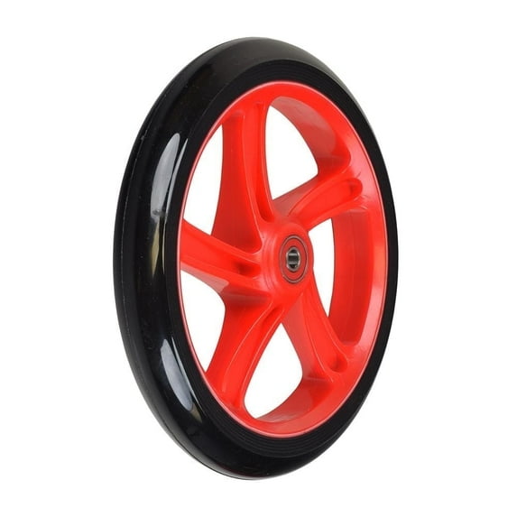 AlveyTech 200 mm Black Wheel with Red Hub for Razor A5/Carbon Lux Scooter