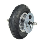 AlveyTech 200x50 Rear Wheel Assembly with Bearings, Tire, Tube, Brake, Sprocket for Razor E200, V36+