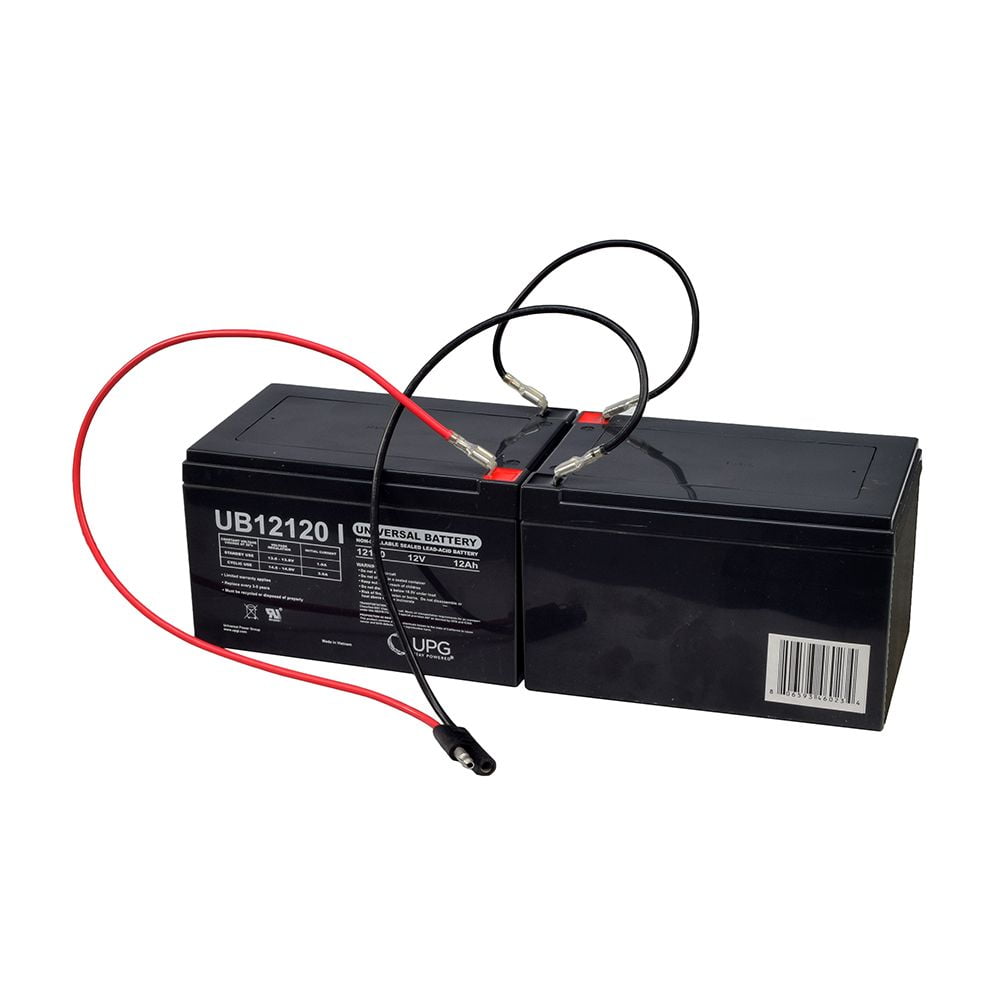 AlveyTech 24 Volt 12 Ah Plug N Play Battery Pack for Currie eZip