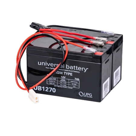 Premium 24 Volt SLA Battery Pack for Pulse ATV Quad Ride-On Model 166101 (7 Ah Standard Range, Black & Red Version Model #166101 Only)