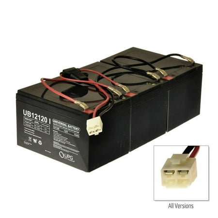 AlveyTech 36 Volt 15 Ah Rechargeable SLA Battery Pack with Harness for The Razor Crazy Cart XL Parts
