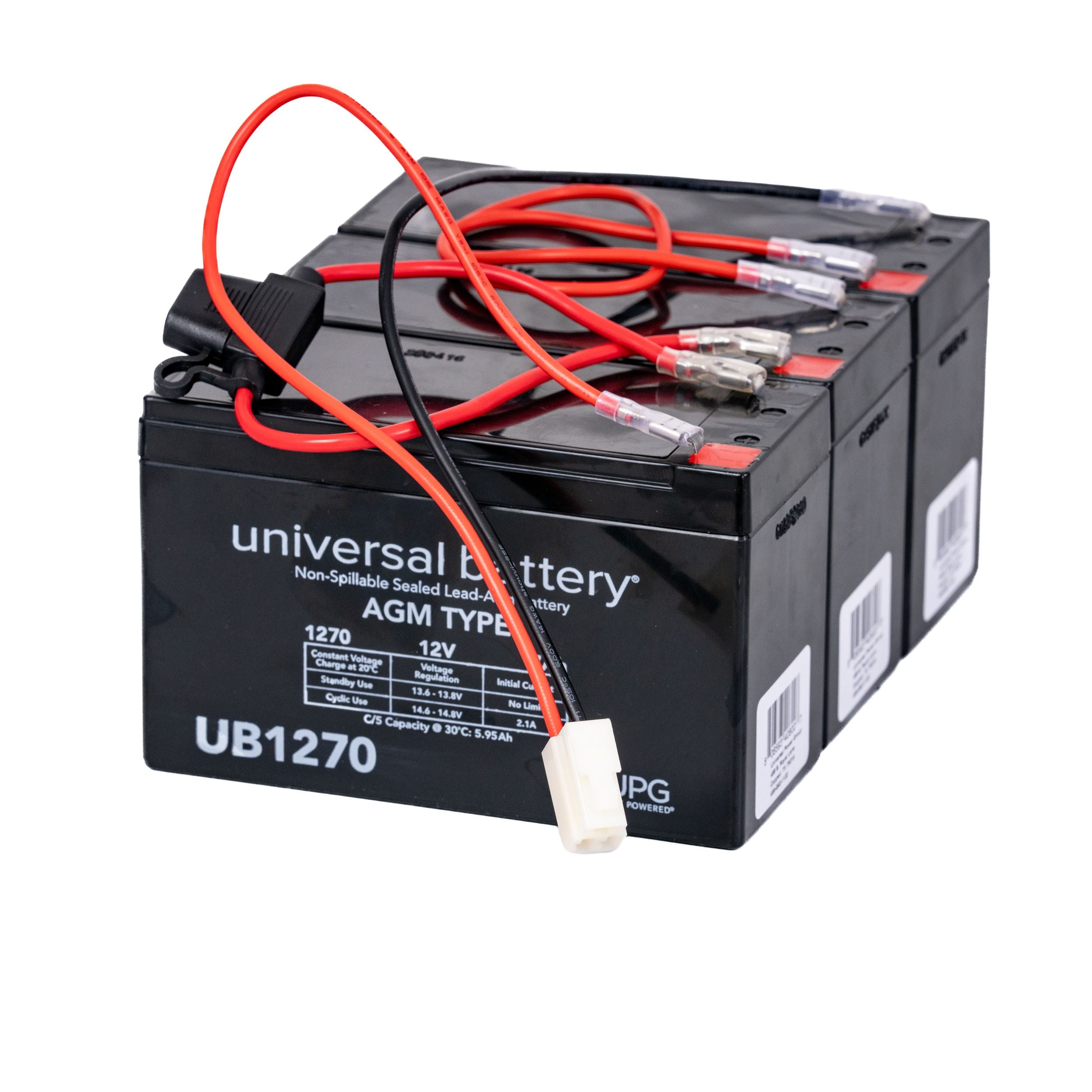 AlveyTech 36V 7Ah Replacement Battery Pack for Electric Bicycle, Razor