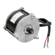 AlveyTech 36V 500 Watt Electric Motor with #25 Chain Sprocket, Black