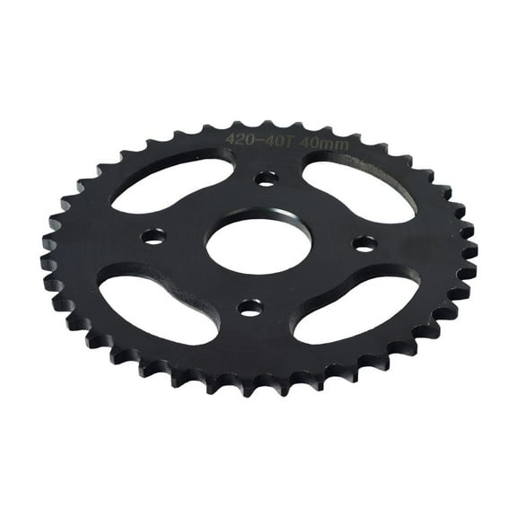 AlveyTech #40/41/420 Chain 40 Tooth Rear Sprocket fits 79cc Gas Mini Bike, 3-Wheel Trike, E-Bikes