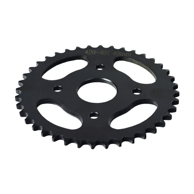 AlveyTech 40/41/420 Chain 40 Tooth Rear Sprocket fits 79cc Gas Mini Bike, 3Wheel Trike, E
