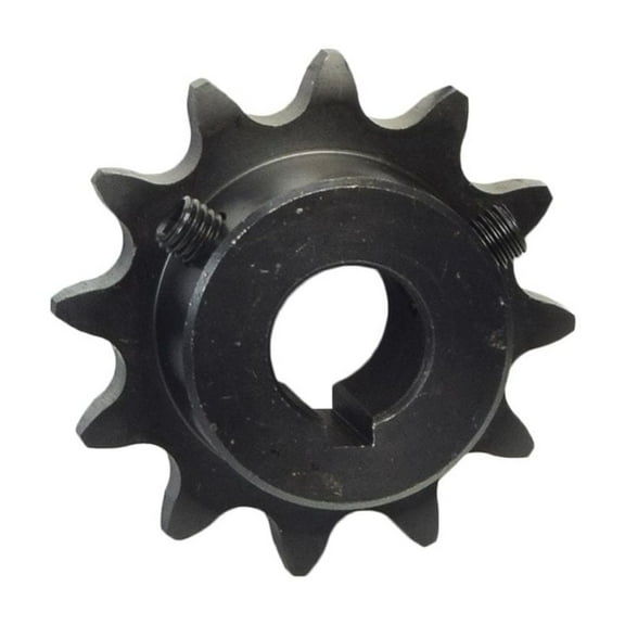 AlveyTech #40/41 Chain 12 Tooth Jackshaft Sprocket with 5/8" Bore, Parts for Go-Karts and Mini Bikes