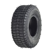 AlveyTech Black 9x3.50-4 9" x 3-1/2" 4 Ply Pneumatic Tire with Gripping Tread, Parts for Scooters