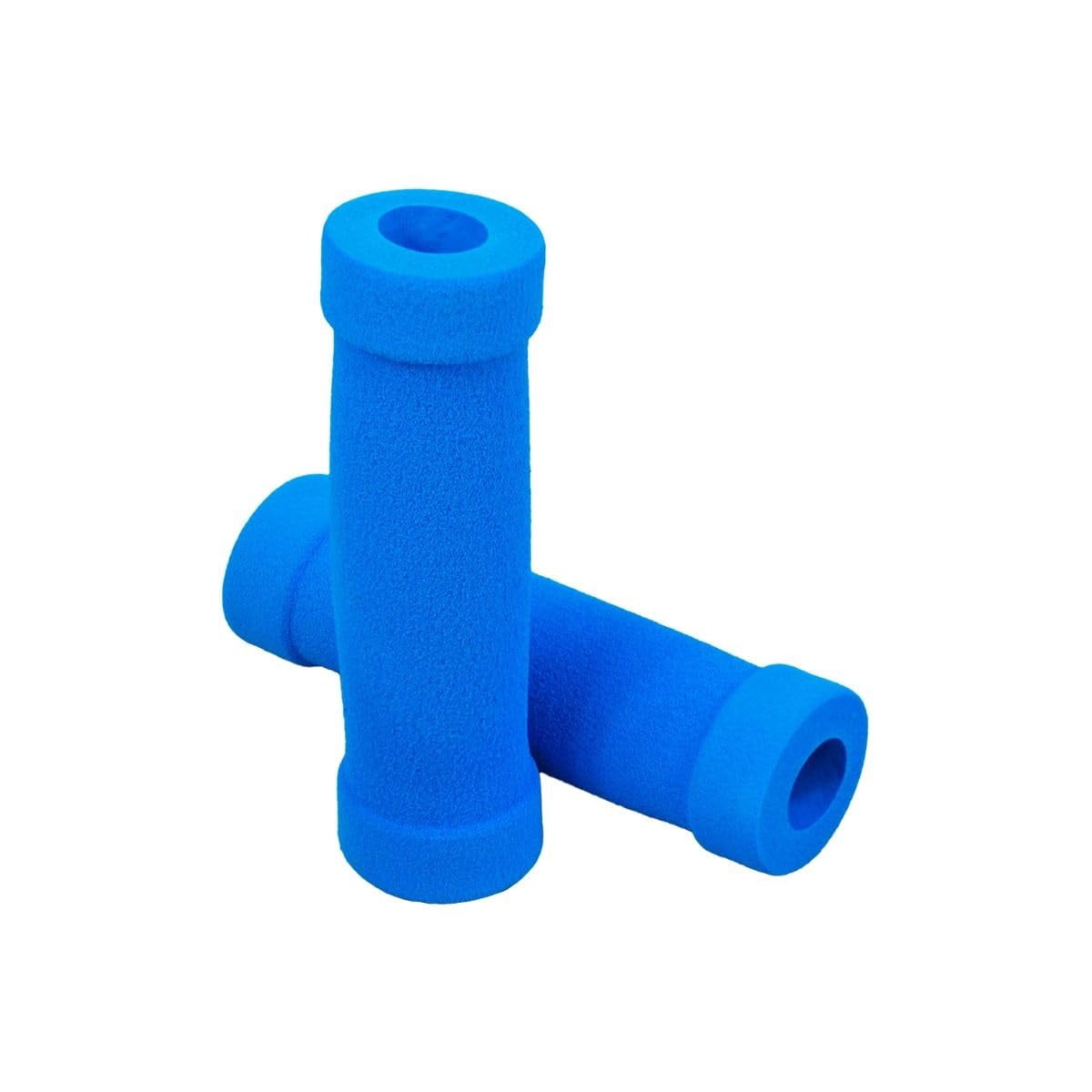 AlveyTech Blue 130 mm (5") Long Handlebar Grip (Set of 2) - Replacement Foam Grips for Mobility Scooters, Folding E-Scooter, Electric Bicycles, Mini Dirt Gas Powered Bikes, Pit Pocket Mod Bike Parts