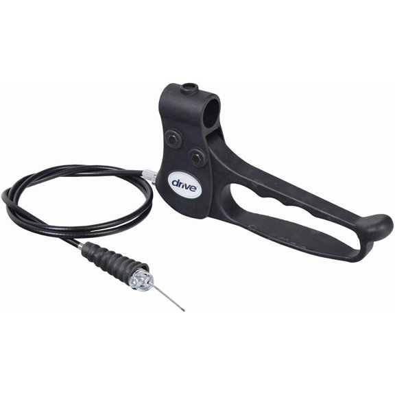 AlveyTech Brake Handle & Cable for Drive Medical Rollator - (9505W1026101) Replacement Assembly for Left or Right Brakes on Drive 4-Wheel Walker/Rollators, Cable Length 36-1/2" with 42-1/2" Wire