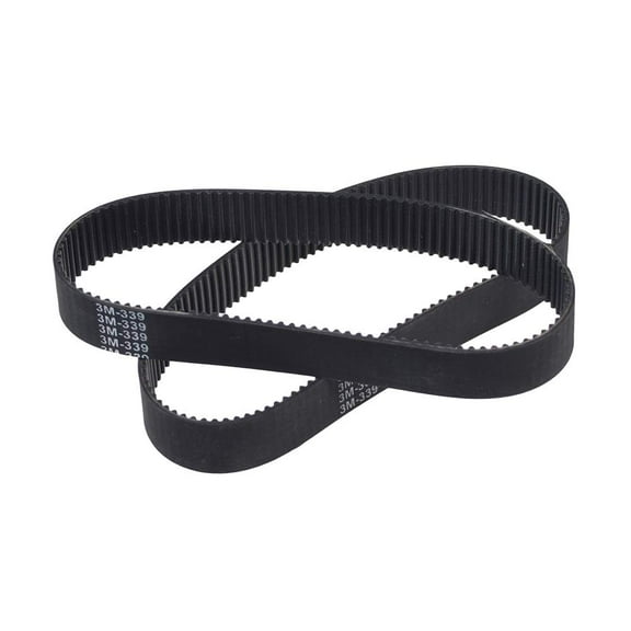 AlveyTech Drive Belt for Razor Go Cart - 339-3M/18, Set of Two Kit, Fits Razor Ground Force Go-Kart (Version 1), Replacement High Torque HTD Belts for Belt Drive Motor on Go Cart and Electric Scooter
