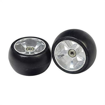 AlveyTech Front Wheels for Razor Ground Force, GFD & Drifter Fury, 4-Wheeler Go-Kart Part (Set of 2)